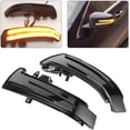 thumbnail image 5 of Luz LED de señal de giro dinámica para ala lateral, luz intermitente para espejo retrovisor, luz reflectora ahumada, compatible con Benz C/E/S/CLA/GLA/CLS, 5 of 5