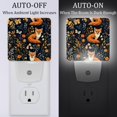 thumbnail image 2 of PhooArto Fox Butterfly Floral Plug in LED Night Light Auto Sensor Dusk to Dawn Decorative Night for Bedroom, Bathroom, Kitchen, Hallway, Stairs, Baby's Room, Energy Saving, 2 of 7