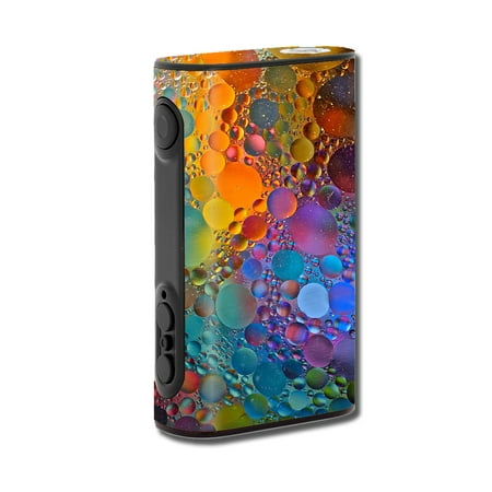 Skin Decal For Eleaf Ipower 80W Vape Mod / Color Bubbles Splash (Best Vape Drip Tips)