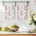 thumbnail image 3 of Easter Kitchen Towels Set of 4, Spring Pink Bow Bunny Grey White Checkered Absorbent Dish Towels for Kitchen, Microfiber Hand Towel, Quick Drying Tea Towel for Cleaning Decorative Dishcloths, 3 of 7