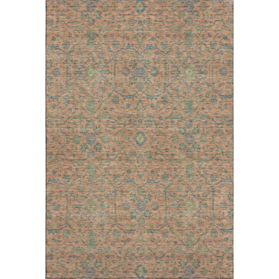Dalyn Rugs Premium Machine Washable Mayfield AMF1131 Coral 3' x 5' Rug