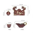 thumbnail image 2 of Tea Cup Set Travel Teaset For Holiday Gifts Kung Fu Teaset Chinese Teacup Set Automatic Tea Set Bone China Teapot, 2 of 5