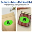 thumbnail image 4 of Avery Printable Oval Labels, Neon Green, 2" x 3-1/3", 640ct, 4 of 11