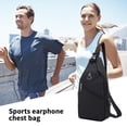 thumbnail image 6 of UHUYA Sling Bag Crossbody Backpack for Men Travel Backpack Multipurpose Cross Body Chest Bag Unisex Shoulder Bag Hiking Chest Bag Daypack, Gray B, 6 of 7