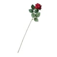 thumbnail image 1 of Elegante ramo de rosas artificiales Rosaceae, decoración para fiestas en casa. Rojo brillante, 1 of 8