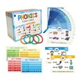 thumbnail image 1 of Phonics Flash Cards, Educational, Fun Actividad de estudio de Word Builder Games Letter Sound para los regalos de educación en casa de jardín de, 1 of 8