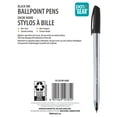 thumbnail image 2 of Pen+Gear Stick Ballpoint Pens, 1.0mm, Black Ink, 60 Count, 2 of 5