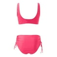 thumbnail image 5 of Augper Fashion Women's Sleeveless SolidBikini Set Swimsuit Push-Up Padded Swimwear Swimsuit Beachwear, 5 of 5