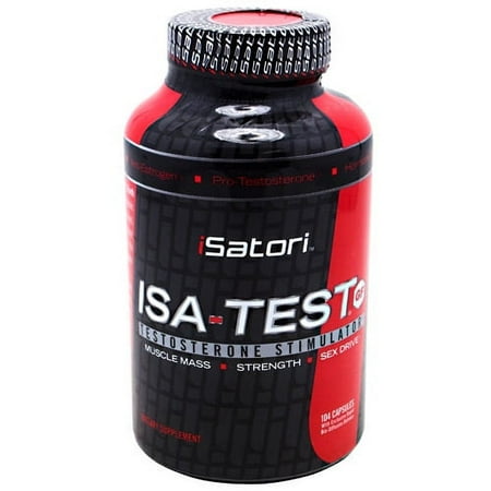iSatori ISA-TEST GF, Advanced Testosterone Booster For Men, 104 Capsules, Muscle, Strength, and Sexual Health