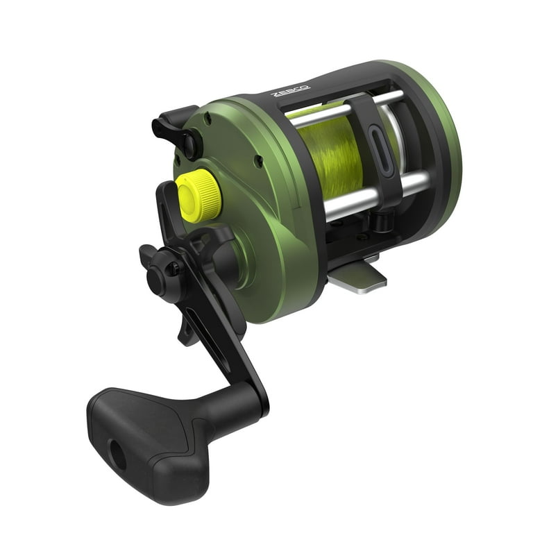 Zebco Green Big Cat 8-Ft Fiberglass Rod and 500 Size Reel, Right