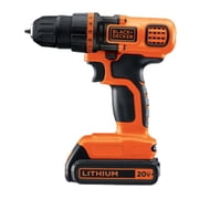 BLACK+DECKER 20V MAX* Lithium Ion 4 Tool Combo Kit: Drill/Driver, Circular Saw, Reciprocating Saw and Work Light, (BD4KITCDCRL)