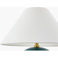 thumbnail image 6 of Livabliss Table Lamps, 20" Stellar Traditional Bedside Nightstand Table Lamp for Bedroom Living Room Office, Blue Body with White Shade (20"H x 19"W x 19"D), 6 of 6