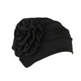 thumbnail image 2 of Happy Date 1 Piece Women Turban Flower Caps Vintage Beanie Headscarf Elastic Headwrap Hat, 2 of 6