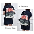 thumbnail image 4 of FORMRS Women's Travel Backpack Purse Anti-Theft Hidden Pockets Casual Shoulder Bag, Abstract Elephant, 4 of 7