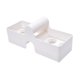 thumbnail image 3 of Portador de caja de soporte de huevo con mango Pantallable Stackable Dispensador de huevos Bin para el refrigerador despensa de encimera para acampar, 3 of 9