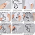 thumbnail image 2 of Music Notes Wall Stickers Wall Decor Vinyl Wall Decal Music Wall Art Black Mural Wallpaper Aesthetic Stickers Decor Peel Stick for Home Studio Classroom School Decorations 12.79x11.41Inch, 2 of 7