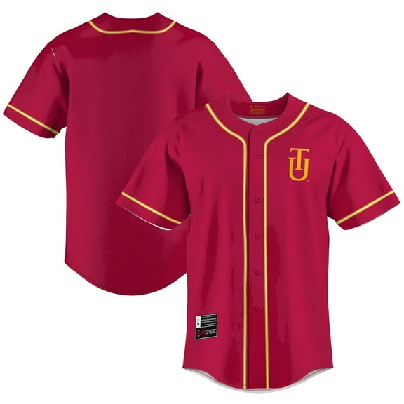 Men's GameDay Greats Crimson Tuskegee Golden Tigers Lightweight Baseball Jersey