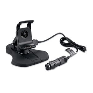 Garmin GPS Navigation System Mount Kit 010-11654-04 Montana Series; Automotive Friction Cup Mounting Cradles For Montana GPS Devices; With Integrated Speaker And Power Cable; Black; Plastic