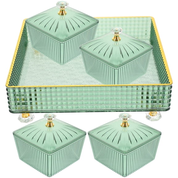 GOOHOCHY Small Charcuterie Board Plate Tray for Nuts and Appetizers, Perfect for Parties and Entertaining
