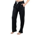 thumbnail image 3 of Jo & Bette Women’s Fleece Pajama Pants with Pockets, Plaid Sleep Pants, 3 of 7