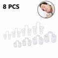 thumbnail image 1 of 8-Pack Nasal Dilators for Breathing Support, Anti-Snoring Aid with Multiple Sizes and Travel Case Included, 1 of 4