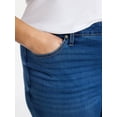 thumbnail image 4 of Terra & Sky Women's Plus High Rise Bootcut Jeans, Sizes 16W-28W, 4 of 5