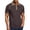 Brown, variant on LTTVQM Men's Polo Shirts Short Sleeve Lightweight Casual Classic Button Down Tees Basic Summer Golf Shirt Basic Tops White 3XL