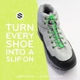 thumbnail image 6 of The Original Stretchlace | Quick Lock No Tie Shoelaces | Elastic Shoe Laces | One Size Fits All | Turns Footwear Into Speedy Slip-On Shoes | GREEN, 6 of 7