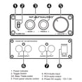 thumbnail image 4 of FX-AUDIO TUBE-03 Mini HiFi Audio Preamplifier 6K4 Vacuum Tube Amplifier Buffer Treble Bass Adjustment RCA, 4 of 8