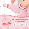 thumbnail image 4 of Baby Toddlers Girls Socks, 12 Pairs Non Slip Kids Grips Toddler Grippy Girl House Socks with Grippers for 0-7 Years, 4 of 5