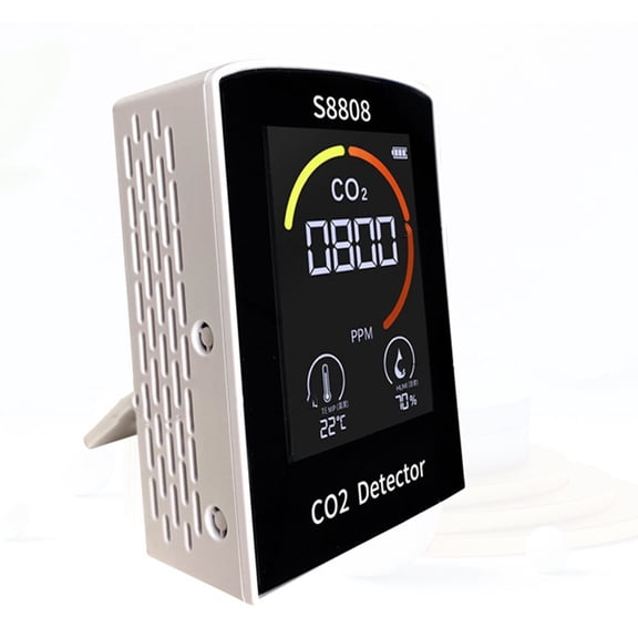 USB Battery Powered Carbon Dioxide Detector for Home Office Monitoring