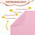 thumbnail image 2 of Uxcell 2-Pack Bandanas de Color Sólido, Pañuelo de Cabeza de Poliéster Suave de 21 Pulgadas/54cm para Hombres/Mujeres/Cowboys, Pañuelos para la Cabeza [Rosa], 2 of 7