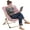 PINK, variant on ARKANTOS Saucer Chair,Soft Faux Fur Oversized Folding Accent Chair for Adults,Pink
