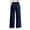 Blue, variant on Womens Casual Pants High Waist Wide Leg Trousers With Loose Fit Simple Minimalist Style No Back Pockets Ideal For Office Commute And Daily Leisure Looks Womens Bottoms Beige
