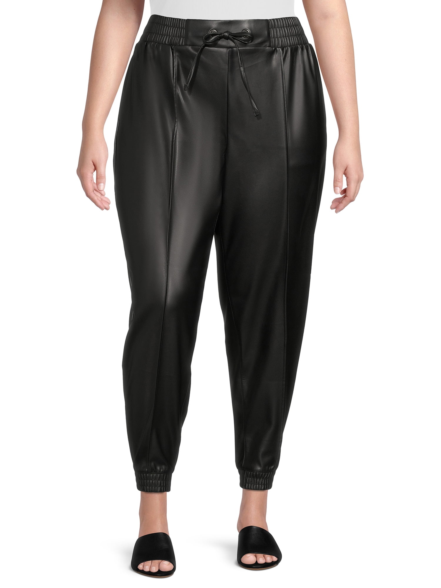 Terra & Sky Women's Plus Size Pintuck Joggers - Walmart.com