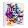 thumbnail image 2 of Stupell Industries Modern High Top Sneakers Splash Canvas Art, 17 x 17, by Creative Studio, 2 of 8