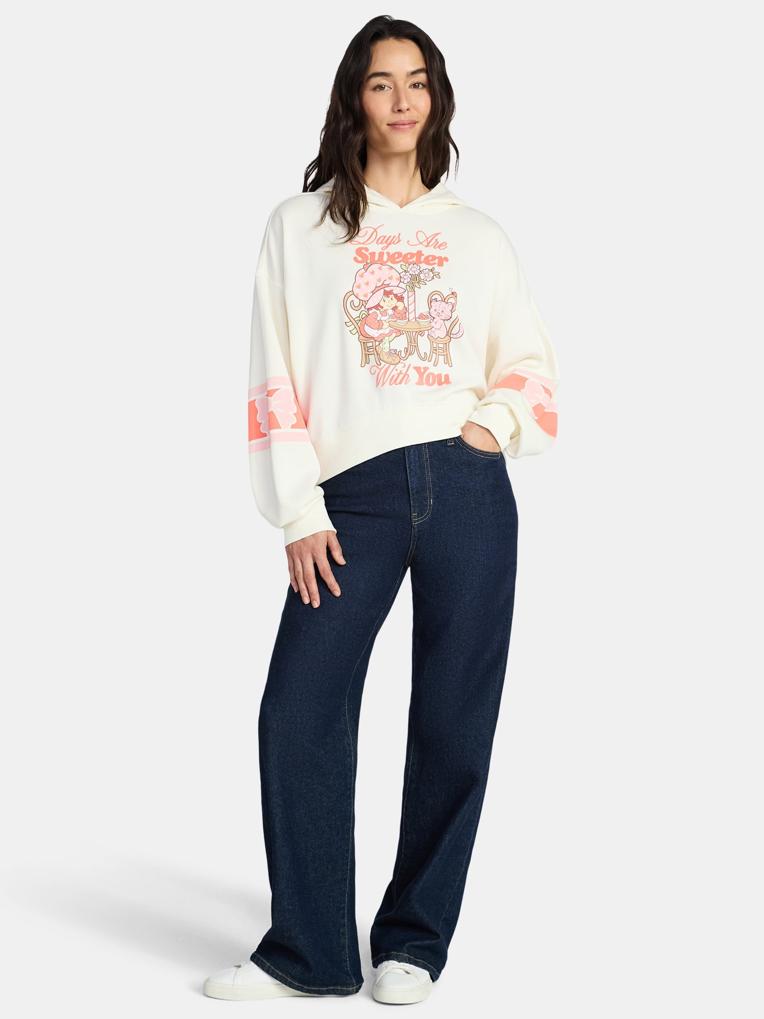 Strawberry Shortcake Women's Days Are Sweeter Graphic Hoodie, Sizes XXS-XXL