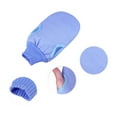 thumbnail image 3 of Unique Bargains 1 Pc Shower Gloves Exfoliating Glove for Bathroom for Shower 8.66"x4.72" Blue, 3 of 6