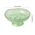 thumbnail image 3 of Hauiodp Decorative Pedestal Bowl, Glass Fruit Bowl, Decorative Glass Bowl, Storage Baskets Stand Organization, Snacks Fruit Basket Bowl for Kitchen Table Centerpiece Home Decor, 3 of 6