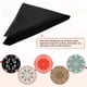 thumbnail image 4 of Uxcell 2-Pack Bandanas de Color Sólido, Pañuelo de Cabeza de Poliéster Suave de 21 Pulgadas/54cm para Hombres/Mujeres/Cowboys, Pañuelos para la Cabeza [Negro], 4 of 7