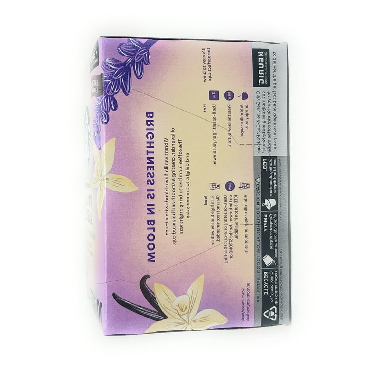 Starbucks Vanilla Lavender K-Cup Coffee Pods 10 Count 1 Box Starbucks Vanilla Lavender K-Cup Coffee Pods 10 Count 1 Box