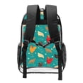 thumbnail image 2 of Kdxio Cute Hens And Rooster Clear Backpack, Transparent Bookbag for School for Women Men, Capacity Clear Bag for College, Travel, 2 of 7