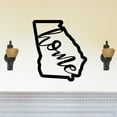thumbnail image 1 of Georgia Home State Silhouette Solid Steel Home Decor Decorative Accent Metal Art Wall Sign, 1 of 3