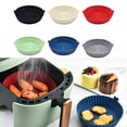 thumbnail image 3 of Air Fryer Silicone Pot Baking Basket Oven Non Stick Reusable.Liners.Microwavable, 3 of 4