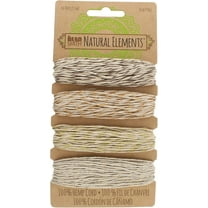 The Beadsmith 100% Hemp Cord – Metallic Vintage Colors – 1mm, 30 Foot Spool, 20LB Test Strength – Twine for Jewelry Making, Macrame, Paper Crafts, Scrapbooking, Home Décor, DIY String Art & More