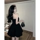thumbnail image 4 of Vestido negro ajustado de cintura alta para mujer, minivestido de noche Sexy, ropa de calle, fiesta, Verano, 4 of 6