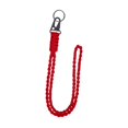 thumbnail image 2 of Paracord Lanyard Carabiner trenzado para actividades al aire libre senderismo para adultos Rojo, 2 of 8