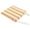 Orange, variant on Waterproof Outdoor Patio Chair Cushions Thick Furniture Seat Cushions with Ties, Replacement Cushions for Garden Sofa Couch, Easy Clean Thick Sponge Filling for Lasting Comfort 18x18Inch