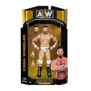 AEW Unrivaled Cash Wheeler - 6 inch Figure with Alternate Head, Knee Pads, and Braces