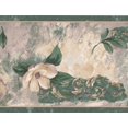 thumbnail image 1 of Abstract Yellow Flowers Vintage Wallpaper Border Retro Design, Roll 15' x 7'', 1 of 3